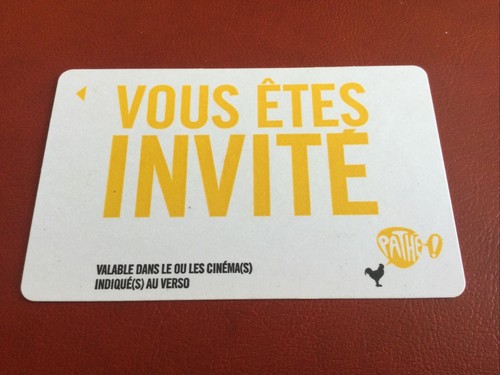 Telecarte carte cinema - telecarte,