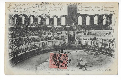 Arles courses de taureaux - ,