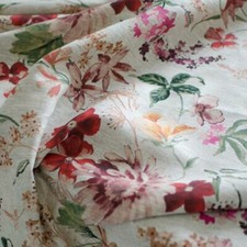 Toile de Lin imprimé à Grandes Fleurs [au demi-mètre]