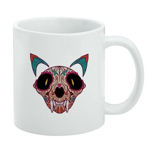 Cat skull mexican day - skull,