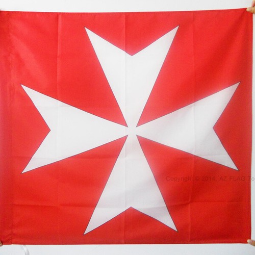 Drapeau croix ordre - de, malte