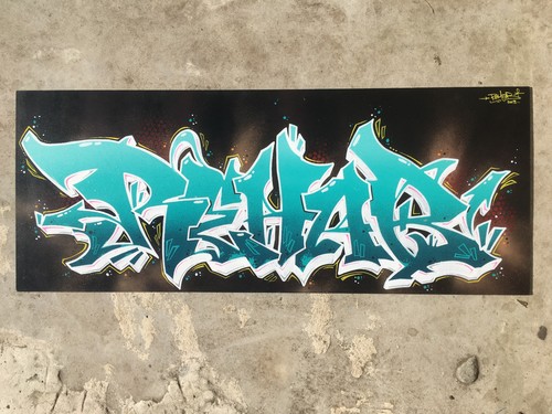 Peinture unique signée - ,