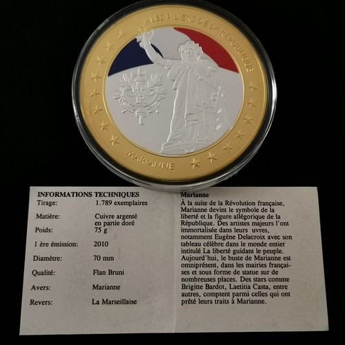 Medaille 2010 marianne - medaille, les