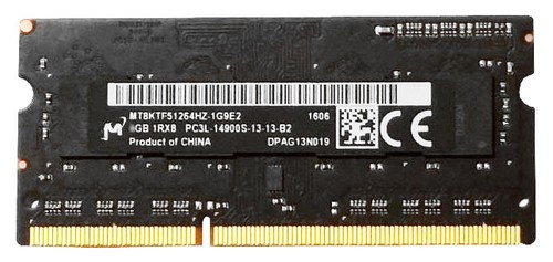 Mémoire ram ddr3l 1600 - ram, go