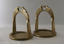 MONGOLIE ! PAIRE D'ETRIERS