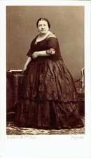 CDV DISDERI & Cie Circa 1860  MARIETTA ALBONI  Artiste lyrique contrealto Opéra