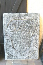 cadran solaire ancien en ciment  poids 53kg  80cm x 61 cm intérieur jardin