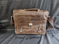 sacoche,cartable en cuir gérard hénon