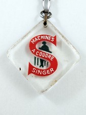 PORTE-CLES - Bourbon - MACHINES à COUDRE - SINGER - Années 60 VINTAGE -