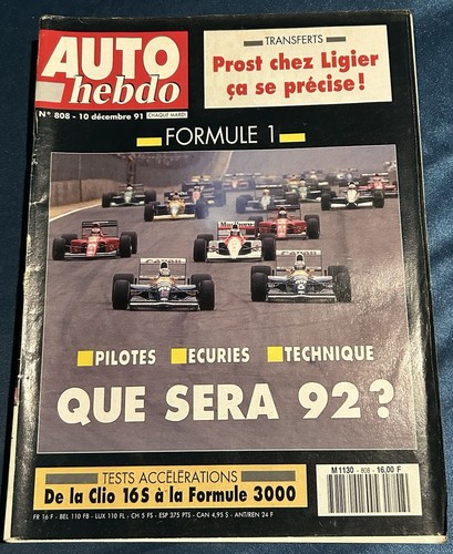Auto hebdo autohebdo - hebdo, 808