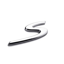Logo S de Porte de Coffre pour Porsche Cayenne Panamera 2009-2022 Coffre arri...