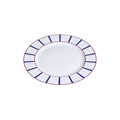 Basque bleu plat 32cm - bleu,