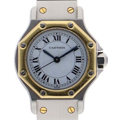 Cartier santos octagon - cartier, white