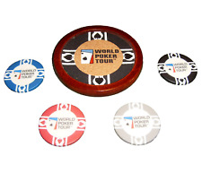 Ancien Card Guard et 4 jetons World Poker Tour officiels