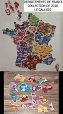 🐔15 Magnets Le Gaulois Carte de France **2018** Lot no 2/13 🐔
