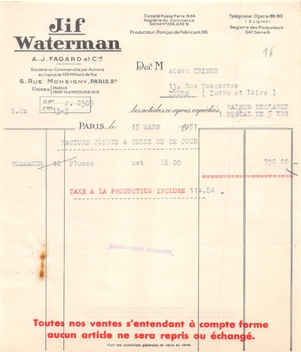 1951 jif waterman - j, a