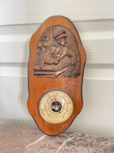 Baromètre ancien bois - ,