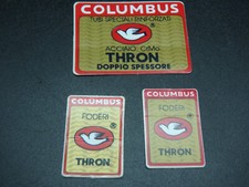 COLUMBUS THRON ORIGINAL Bicycle Frame Tubing STICKER NOS
