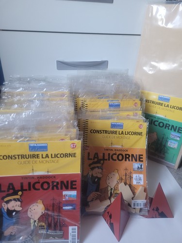Maquette licorne tintin 114 - tintin,