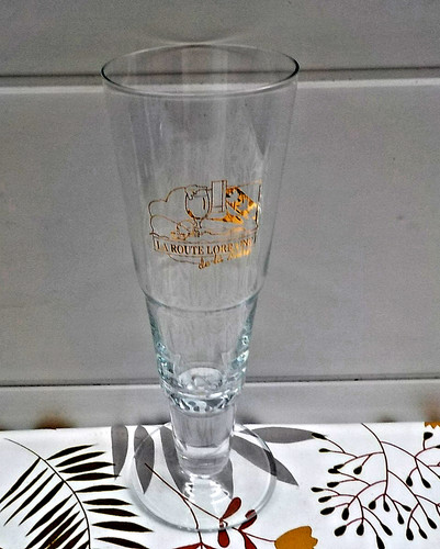 Verre pied boule biere - ,