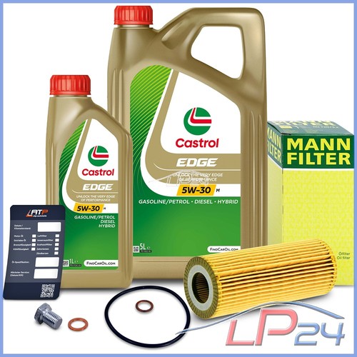 Mann filtre huile - À, huile+6l