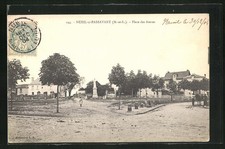 CPA Nueil-sur-Passavant, Place des Braves 1904 
