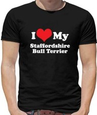 Amour Staffordshire Bull Terrier T-Shirt - Chien - - Chiot - Animal - Canin