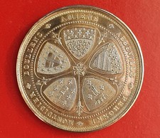 SOCIÉTÉ INDUSTRIELLE D’AMIENS 1861  MÉDAILLE + COFFRET OFFERTE 1907 GRAND MODÈLE