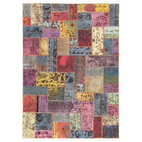 Tapis patchwork persan - persan, vintage