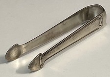 Ancienne belle pince à sucre où glaçons argenté