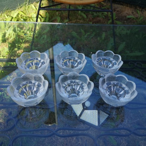 Lot bougeoirs en verre - lot,