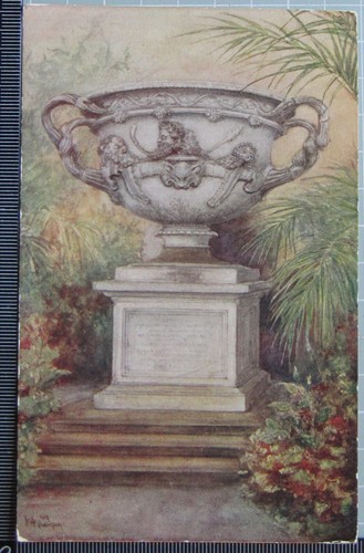 Ancienne carte postale vase - ancienne,