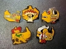 Pin's Lot de 5 Pin's Pépito Gâteau  Biscuit Mexicain (33)