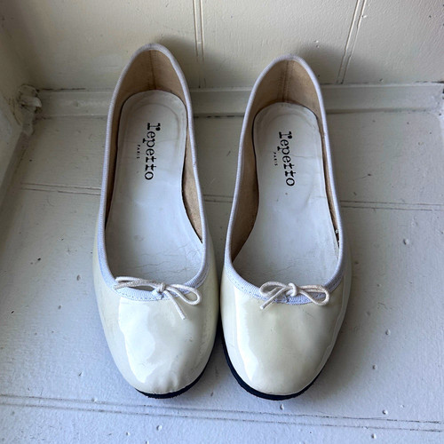 Repetto women ivory patent - women’s,