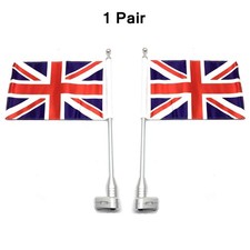 1 paire support porte bagage poteau drapeau arrière UK moto pour Honda pour Harley NEUF