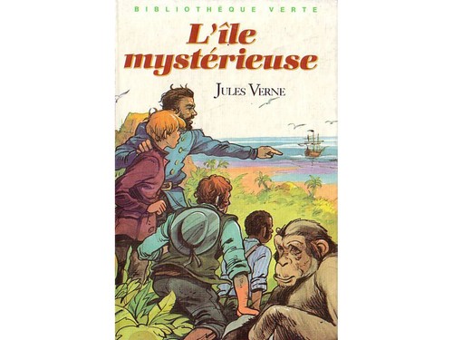 Livre île mystérieuse - l'île,