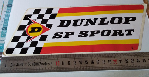 Ancien autocollant dunlop - ancien, pneu