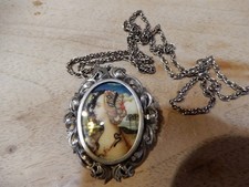 ANCIEN PENDENTIF XIXe ARGENT 800