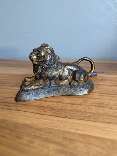 Très bel encrier lion xixe - bel,