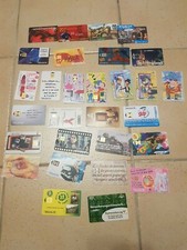 lot 29 cartes téléphonique