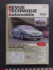 REVUE TECHNIQUE PEUGEOT 607 V6 3.0 2.2 HDi 16S 210 136 2000 2004 ESSENCE DIESEL