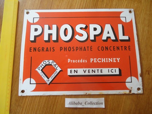 Plaque tole metal emaillée - plaque,