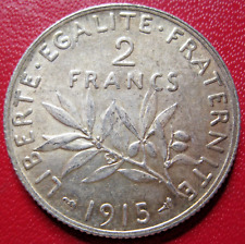 France. 2 Francs semeuse 1915. SUP+