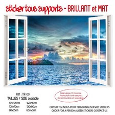 STICKER TROMPE L'OEIL FENETRE