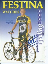cyclisme  TDF    Autographe "MOREAU  CHRISTOPHER  " team  FESTINA