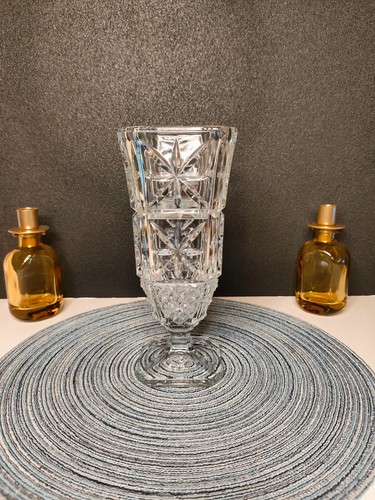 Vase vintage verre - en, motifs