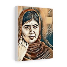 Malala Yousafzai Canvas Wall