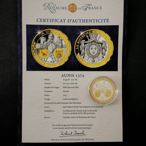 Medaille argent 333 - medaille, 333‰