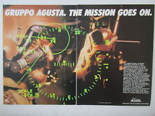 8/1986 PUB AGUSTA ATTACK HELICOPTER A129 MANGUSTA PILOT CASQUE HELMET AD