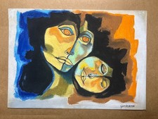 OSWALDO GUAYASAMIN Dessin sur papier (fait main) signé et estampillé...